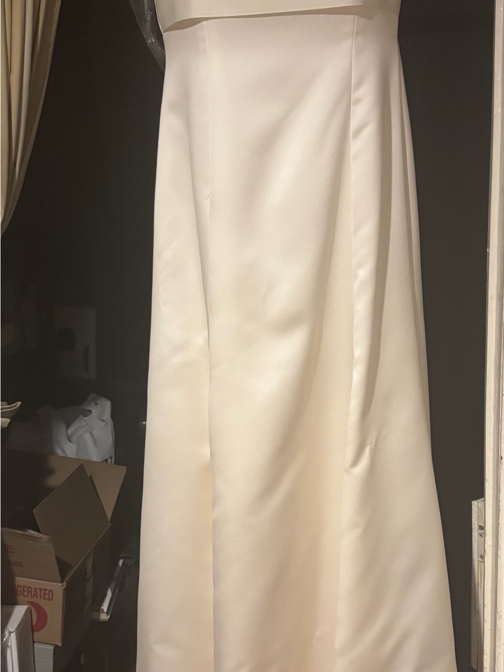 Vera Wang Maids Satin Cream dress